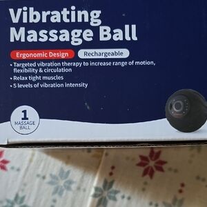 $25 Rechargeable Vibrating Massage Ball PORTABLE  Muscle Fatigue And Pain Relief